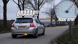 FULL SEND WITH TOYOTA COROLLA T SPORT 8000 RPM 🤯🚀 [upl. by Rubliw21]