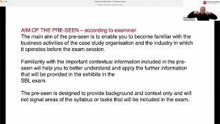 ACCA SBL March 24 student preseen discussion [upl. by Aicelaf]