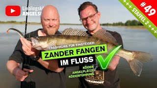 So fängst du ZANDER im Fluss ✅ [upl. by Asirahc]