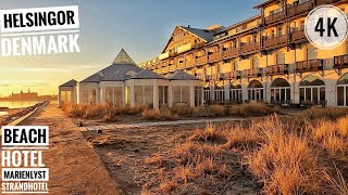 Helsingor Denmark Best beach hotel Marienlyst Strandhotel [upl. by Saber104]