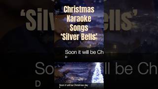 Silver Bells Christmas Karaoke Songs with Lyrics [upl. by Rozella]