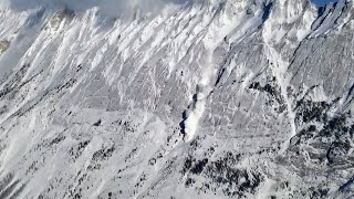 Avalanche control and road closures  Jasper National Park [upl. by Dominga]