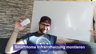 Könighaus SmartHome Infrarotheizung montieren TutorialHD [upl. by Pinkerton]