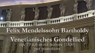 Mendelssohn Gondola Song op 19 no 6 [upl. by Ailuig760]