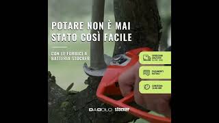 ✂ Potare non è mai stato così facile con le Fobici a Batteria Stocker [upl. by Cherice577]