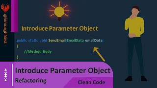 Clean Code  Refactoring  Introduce Parameter Object [upl. by Llewej]