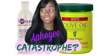 Aphogee 2 Step Protein treatment after a relaxer [upl. by Ticknor]