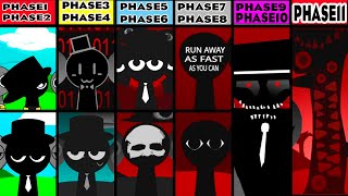 All Phases of Black in Incredibox Sprunki From 1 Phase to 11 Phase [upl. by Einhpad264]