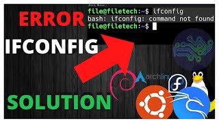 Kali Ubuntu Debian ifconfig COMMAND NOT FOUND  ERROR LINUX BASH [upl. by Yenohtna753]