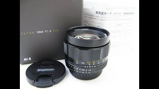 VOIGTLANDER NOKTON 58mmF14 SL II N [upl. by Uhsoj]