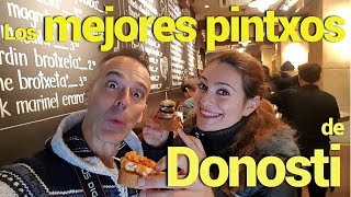 ¡Los mejores restaurantes de pintxos de San Sebastián [upl. by Godliman169]