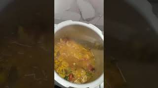 Poori and mixed dala protein packed treat😋😋trendingshorts trendingreels reels shortvideo [upl. by Anek667]