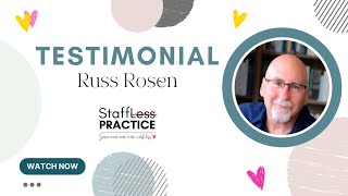 Testimonial From Dr Russ Rosen [upl. by Acinoryt]