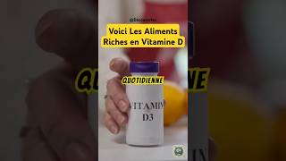 Voici Les Aliments Riches en Vitamine D santé health lifestyle foodvitamin wellbeing study [upl. by Maddy52]