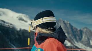 Ride with Lucile Lefevre  polette K1 Ski goggles [upl. by Anerda194]