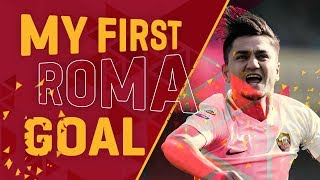 My First AS Roma Goal Cengiz Under v Verona [upl. by Koenig]