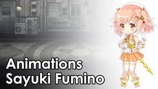 Sayuki Fumino  Battle Animations [upl. by Martel244]