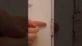 Fixing a Door That Wont Latch Due to Hinge Gap diy homerepair [upl. by Bevan]