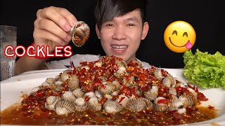 MUKBANG EATING COCKLES WITH CHILI SAUCE  Eating Delicious Spicy [upl. by Econah295]