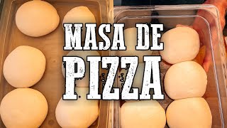 ¿Cómo hacer masa de Pizza Napolitana  Slucook [upl. by Bekah]