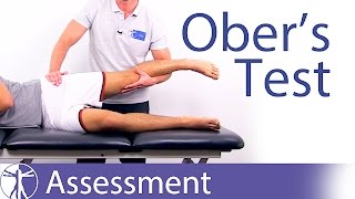 Obers Test  Iliotibial Band Tightness [upl. by Yekcir188]