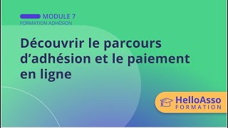 Découvrir le parcours d’adhésion et le paiement en ligne [upl. by Lenes708]