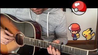 Pokémon  Littleroot town Albanova fingerstyle guitar cover [upl. by Newcomer706]