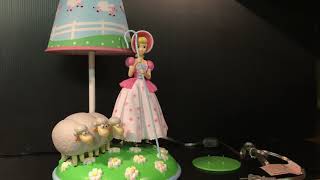 Toy Story Bo Peep Lamp ReviewUnboxing [upl. by Ahsrats]