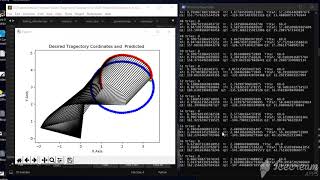 Robot Arm Simulation of solving Inverse Kinematics Using Neural Network [upl. by Ayirp903]