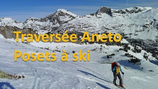 Traversée Aneto Posets à ski de rando [upl. by Cybil]