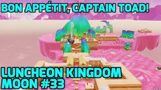 Super Mario Odyssey  Luncheon Kingdom Moon 33  Bon Appétit Captain Toad [upl. by Odom]