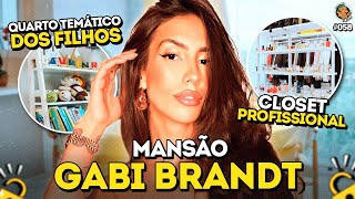 FIZEMOS UM TOUR PELO APARTAMENTO DE LUXO DA GABI BRANDT  Podpah Visita 58 [upl. by Blossom698]