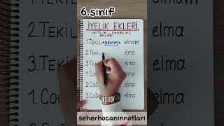 GENÇLER quotİYELİK EKLERİquot Nİ ÖĞRETEN VİDEOM YAYINDA 😉✅ [upl. by Ys839]