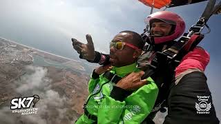 Tandem Skydive Salto de Paraquedas Algarve Dupray Joell [upl. by Bethena830]