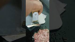 Mutton chigaao smashed duble Patty burgerburgerviral burgerking burger [upl. by Odnalra]