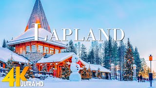 Lapland 4K  Scenic Relaxation Film With Inspiring Cinematic Music and Nature  4K Video Ultra HD [upl. by Euqinad107]