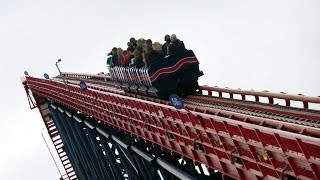 Pepsi Max Big One at Blackpool Pleasure Beach [upl. by Aikrehs947]