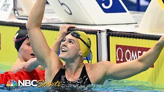 Australia still dominant in womens 4x100 free USA snags bronze  NBC Sports [upl. by Einnaffit744]