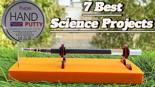 Easy Working 7 Magnetic Science Project Without Electric Motor [upl. by Assin]