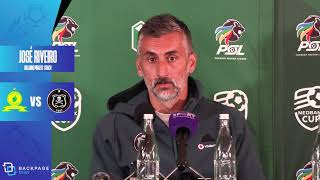 2024 Nedbank Cup Final  Coach Interview Orlando Pirates José Riveiro [upl. by Suryt]