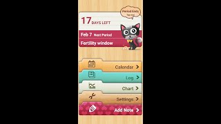 Best tracking App for period My Calendar [upl. by Nomar]