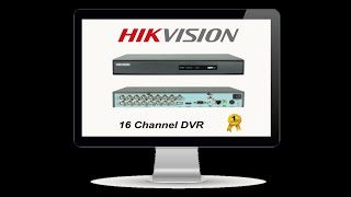 Best dvr Hikvision 16 channel dvr unboxing [upl. by Anu]