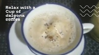 how to make dalgona coffee dalgona coffee recipe without machine whipped coffee frothy coffee [upl. by Andromeda864]