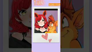 edit crashie x crash 🧡🦊crashbandicoot boytogirl3589 [upl. by Arevle]