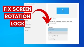 How To Fix Screen Rotation Lock Grayed Out on Windows 11  10 [upl. by Enened132]