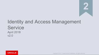 Old  Lesson 02  Oracle Cloud Infrastructure Fundamentals  IAM Service [upl. by Hildagarde]