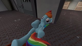 Rainbow Dash moments She is a Dumb PonyMy little pony SFM [upl. by Hevak764]