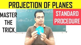 Projection of PlanesIntroduction amp Standard Procedure [upl. by Makell]