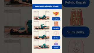 Exercise to lose belly fat at home🏠 bellyfat exercise loseweight bellyfatloss workout fitness [upl. by Wilone509]