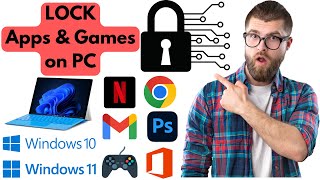 Lock Specific Apps amp Games with Password in Windows PC  Lock Specific Apps Software in Windows 11 [upl. by Brunhilde]